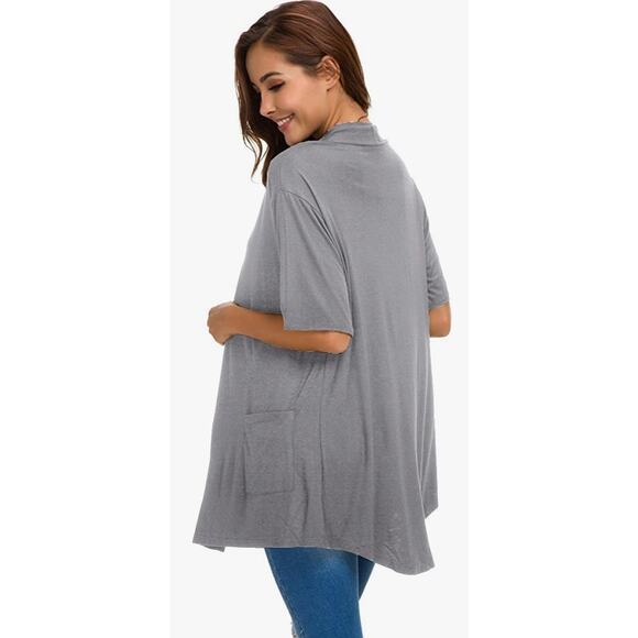 Women's Open Front Lightweight Cardigan - Size Small - Picture 2 of 4